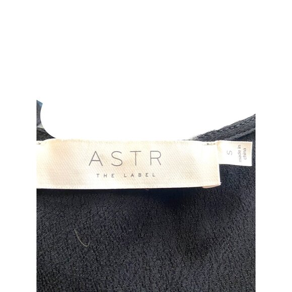 Astr The Label Adeline Wrap Dress Black Size S - Picture 3 of 15